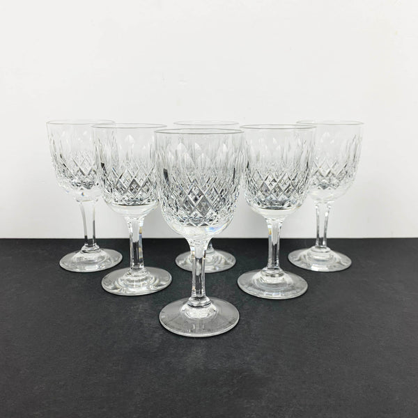 Thomas Webb 'Normandy' sherry and liqueurglasses