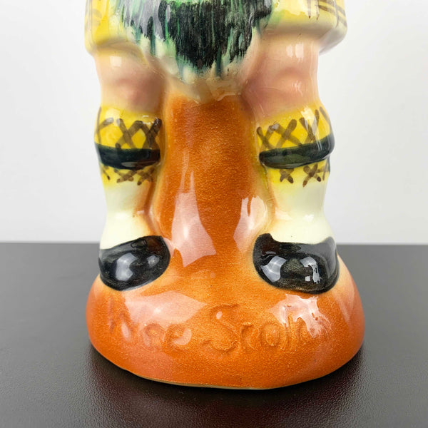 Scottish bagpipe player novelty 'Wee Scotch' decanter