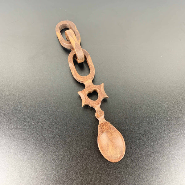Vintage Welsh lovespoon
