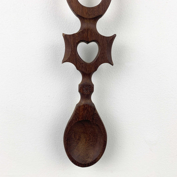 Vintage Welsh lovespoon