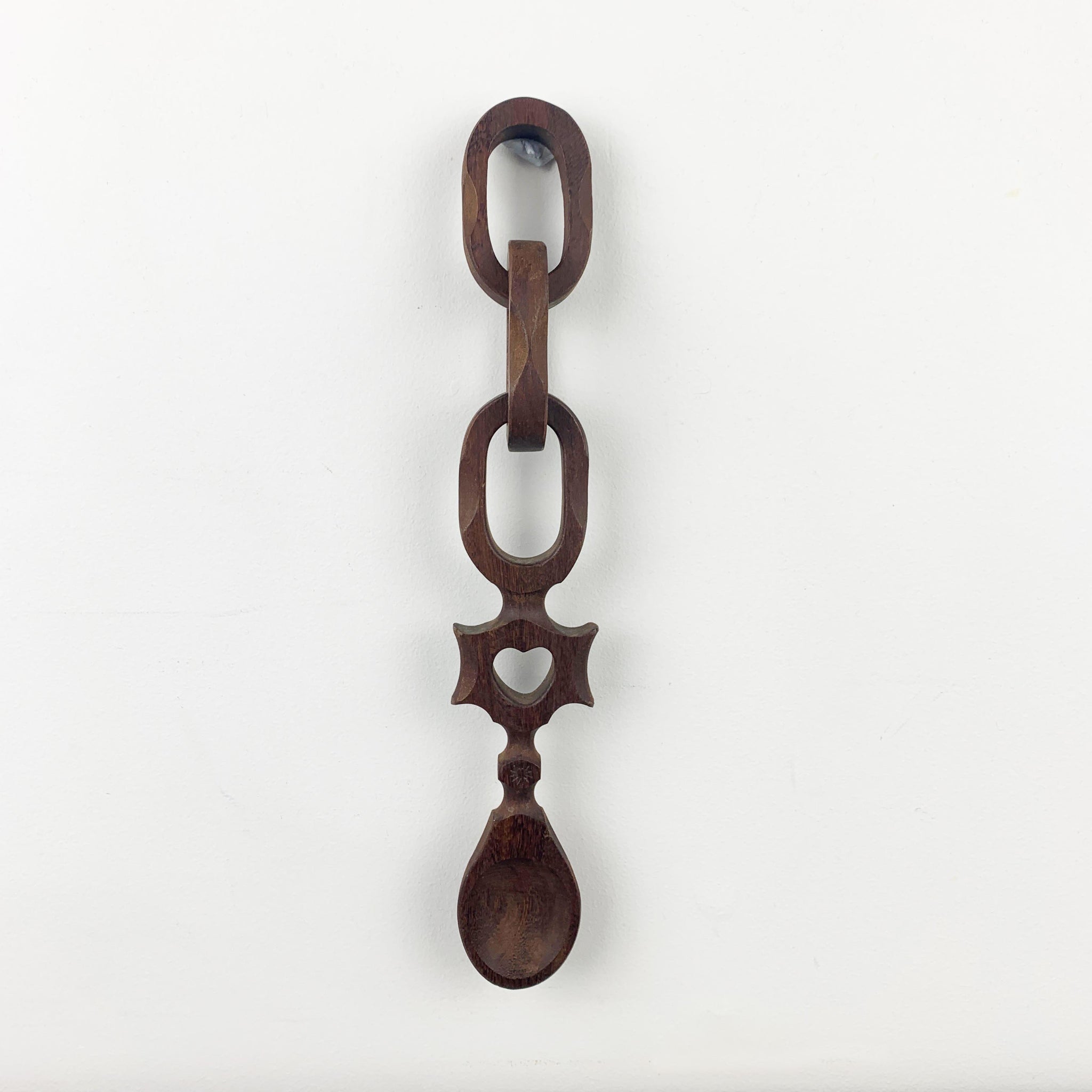 Vintage Welsh lovespoon