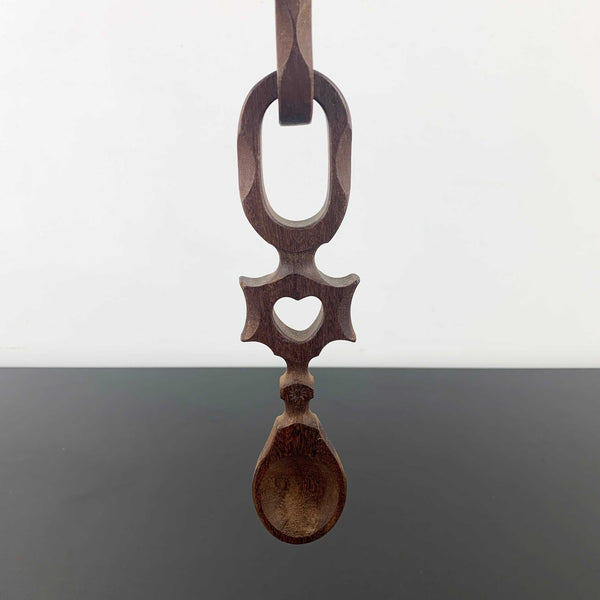 Vintage Welsh lovespoon