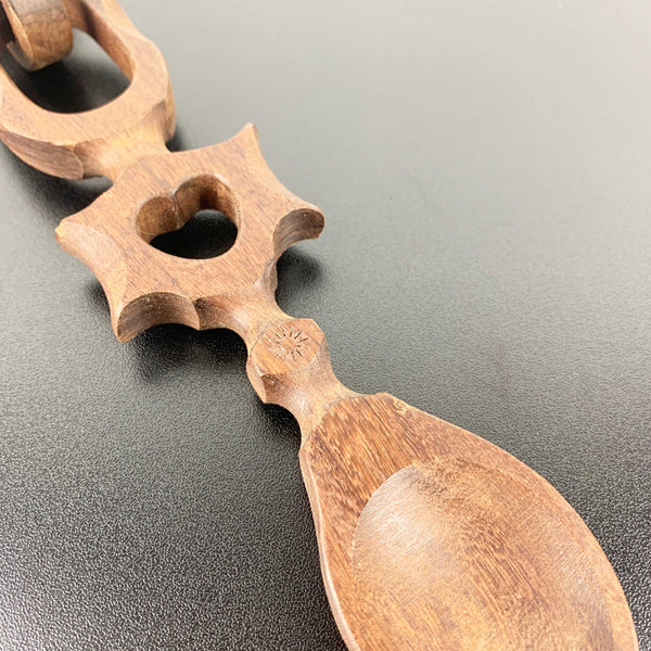 Vintage Welsh lovespoon