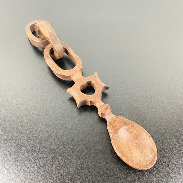 Vintage Welsh lovespoon