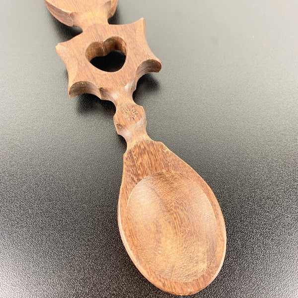 Vintage Welsh lovespoon