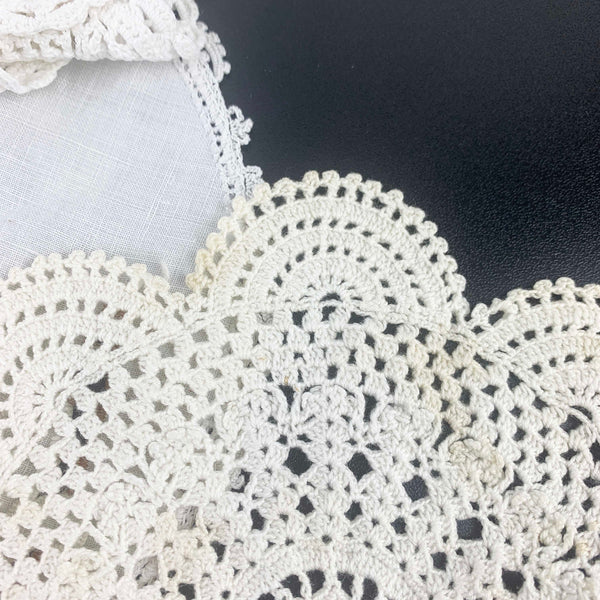 Vintage White Doyley Collection - Set of 5