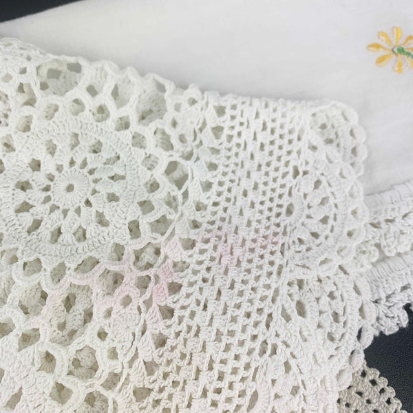 Vintage White Doyley Collection - Set of 5