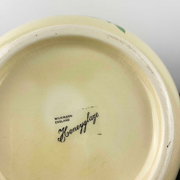 Wilkinson Honeyglaze art deco ceramic biscuit barrel