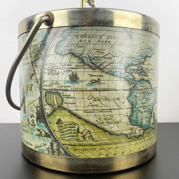 'Typus Orbis Terrarum' World Map ice bucket