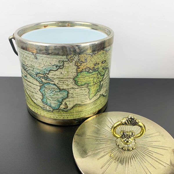 'Typus Orbis Terrarum' World Map ice bucket