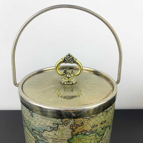 'Typus Orbis Terrarum' World Map ice bucket