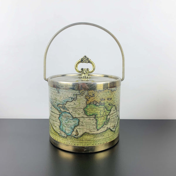 'Typus Orbis Terrarum' World Map ice bucket