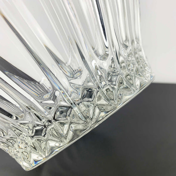 Zajecar Crystal crystal bowl with ripple 'Louvre' design