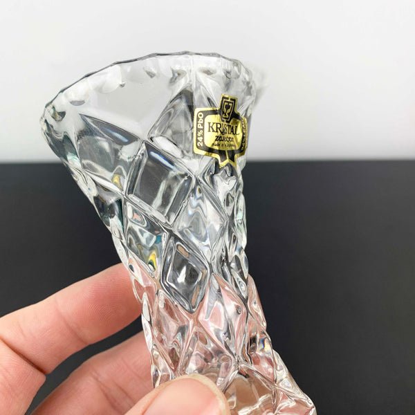 Zajecar Crystal Dressing Table Bud Vases - Set of 2
